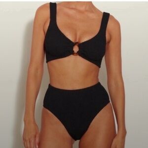 Hunza G Nadine Bikini Set Black